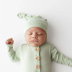Knotted Cap in Basil