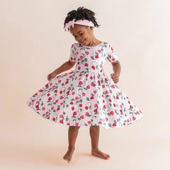 Twirl Dress in Strawberry Fields