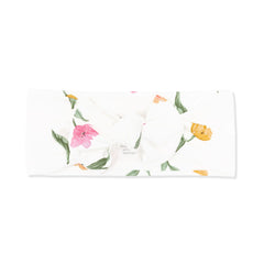Knotted Bow Headband in Tulip