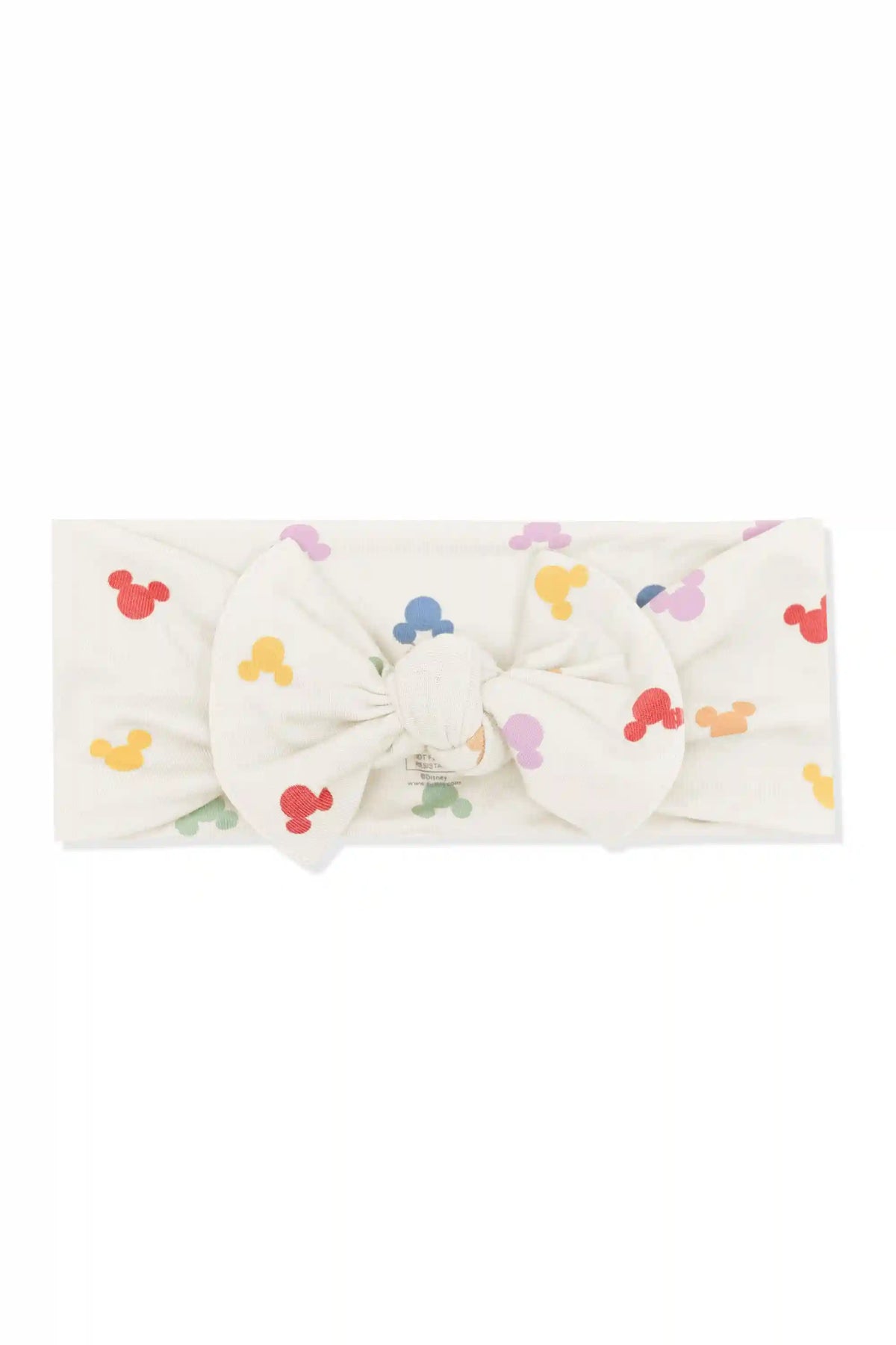 Knotted Bow Headband in Pastel Mickey Mouse