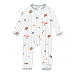 Zippered Romper in Home Run