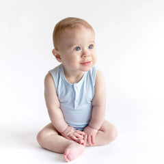 Sleeveless Bodysuit in Breeze
