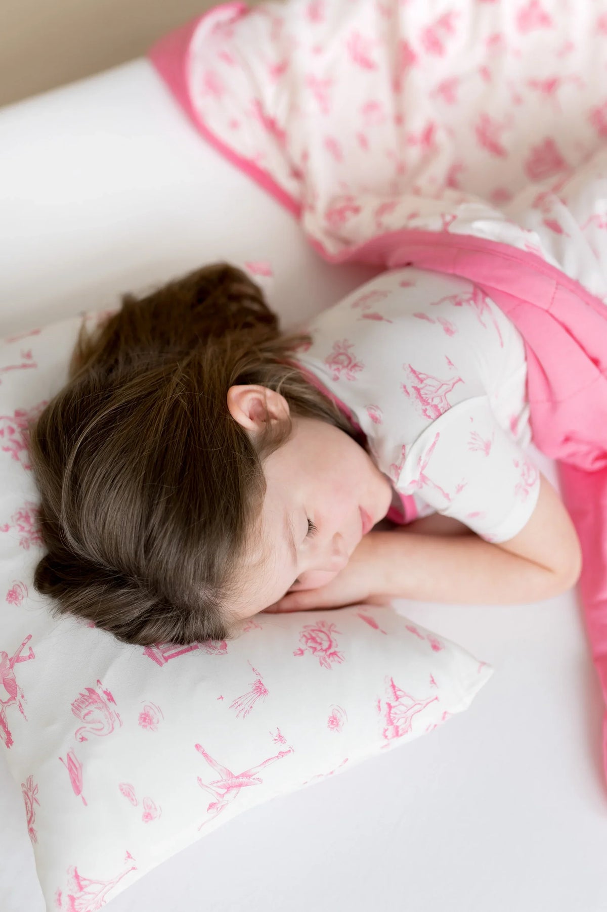 Toddler Pillowcase in Toile Ballet