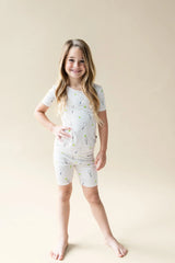Short Sleeve Pajamas in Tennis