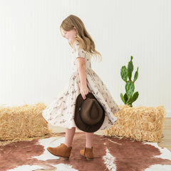Twirl Dress in Classic Cowboy