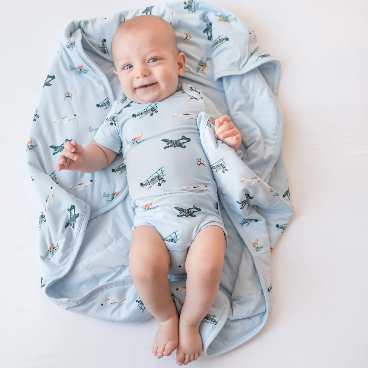 Baby Blanket in Take Off 1.0