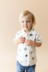 Toddler Short Sleeve Polo in Grogu™