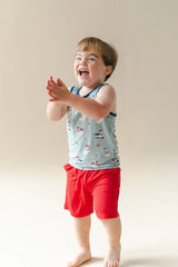 Toddler Tank Top in Patriotic Goose