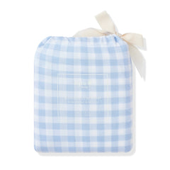 Crib Sheet in Gingham Breeze