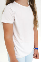 Toddler Basic Tee in Snow