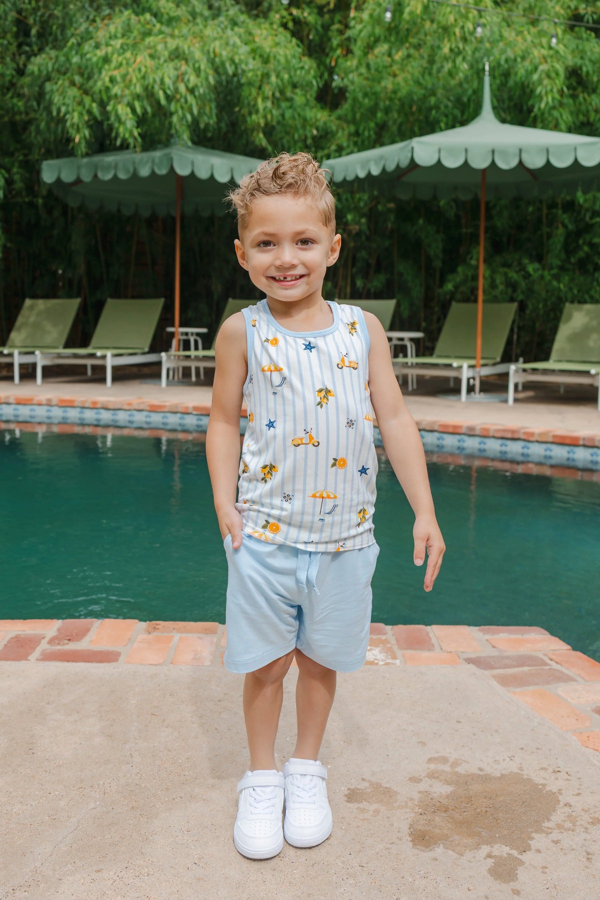 Toddler Tank Top in Amalfi Coast