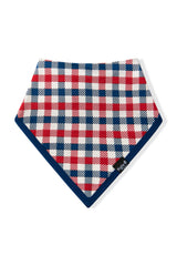 Bib in Patriotic Gingham