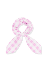 Scrunchie in Gingham Thistle