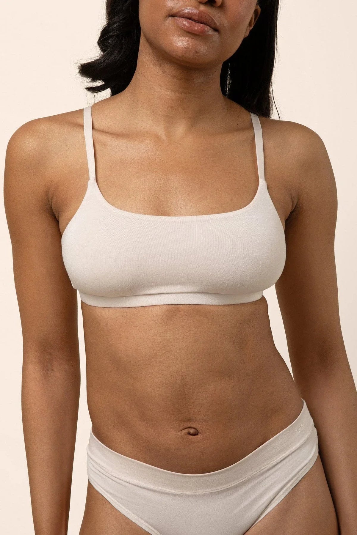 Women's Scoop Neck Bralette in Blonde