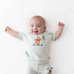 Short Sleeve Jogger Set in Winnie the Pooh on Dew