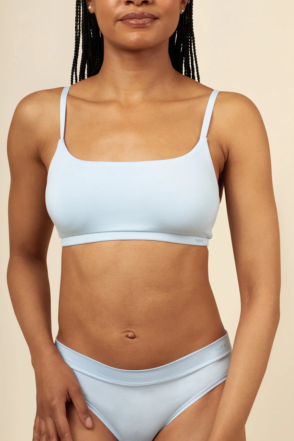 Women's Scoop Neck Bralette in Breeze
