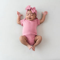 Knotted Bow Headband in Apple Blossom
