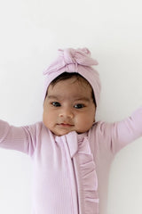 Ribbed Headwrap in Thistle