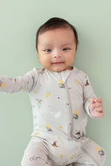 Zippered Romper in Starry Icon
