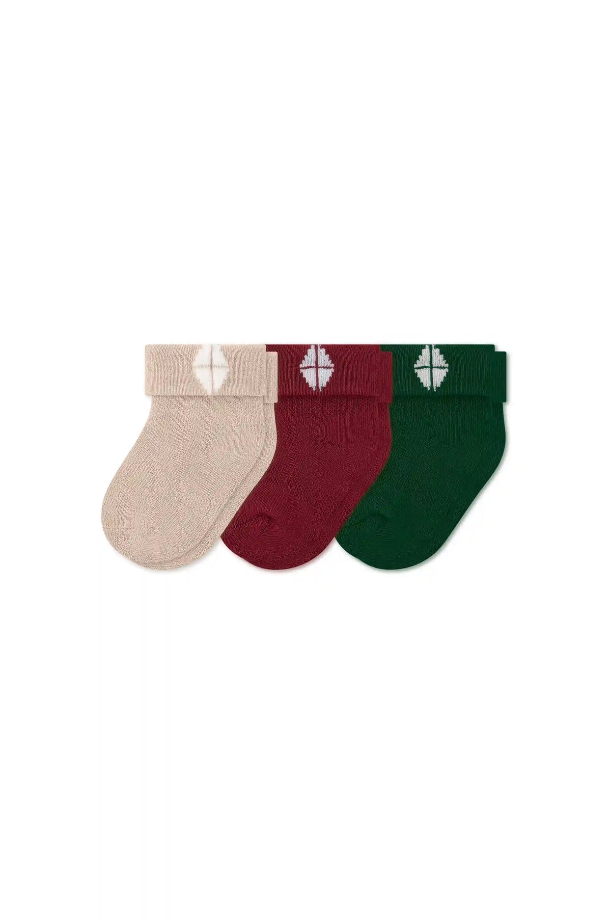 Baby 3-Pack Socks in Holiday