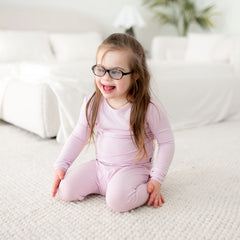 Long Sleeve Pajamas in Thistle