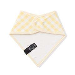 Bib in Gingham Chamomile