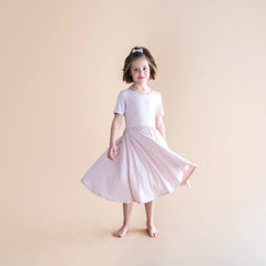 Twirl Dress in Blush