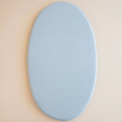 Oval Bassinet Sheet in Fog