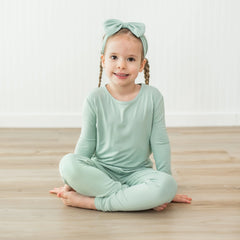 Bow Headband in Sage