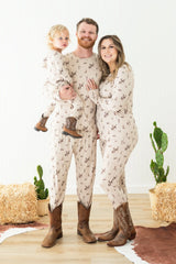 Women's Jogger Pajama Set in Classic Cowboy