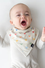 Bib in Pastel Mickey Mouse