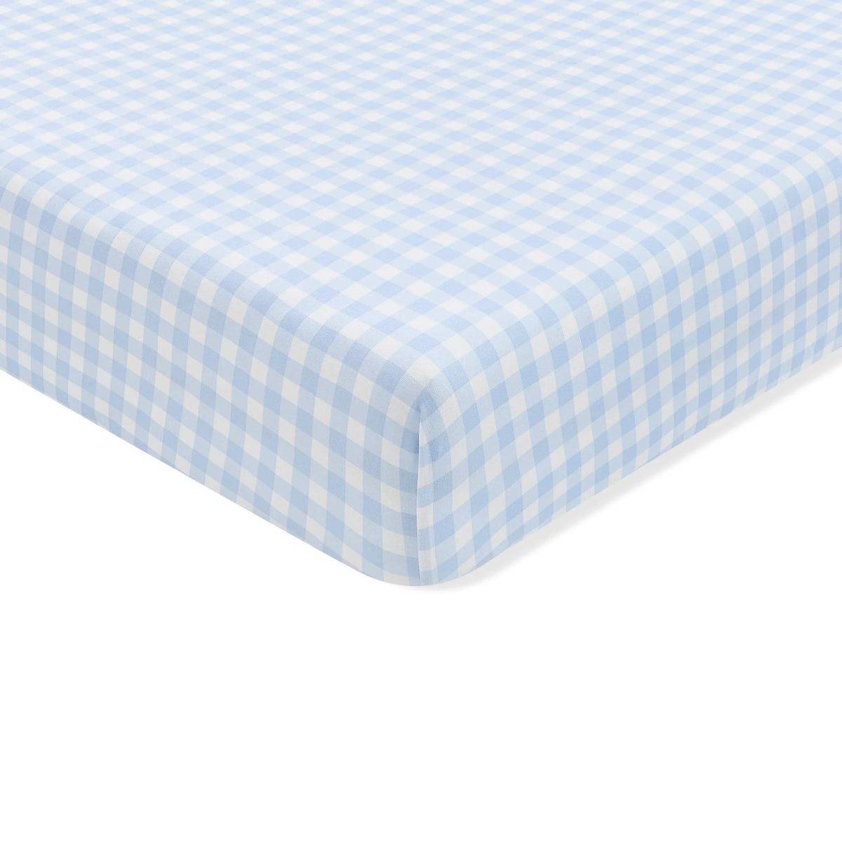Crib Sheet in Gingham Breeze
