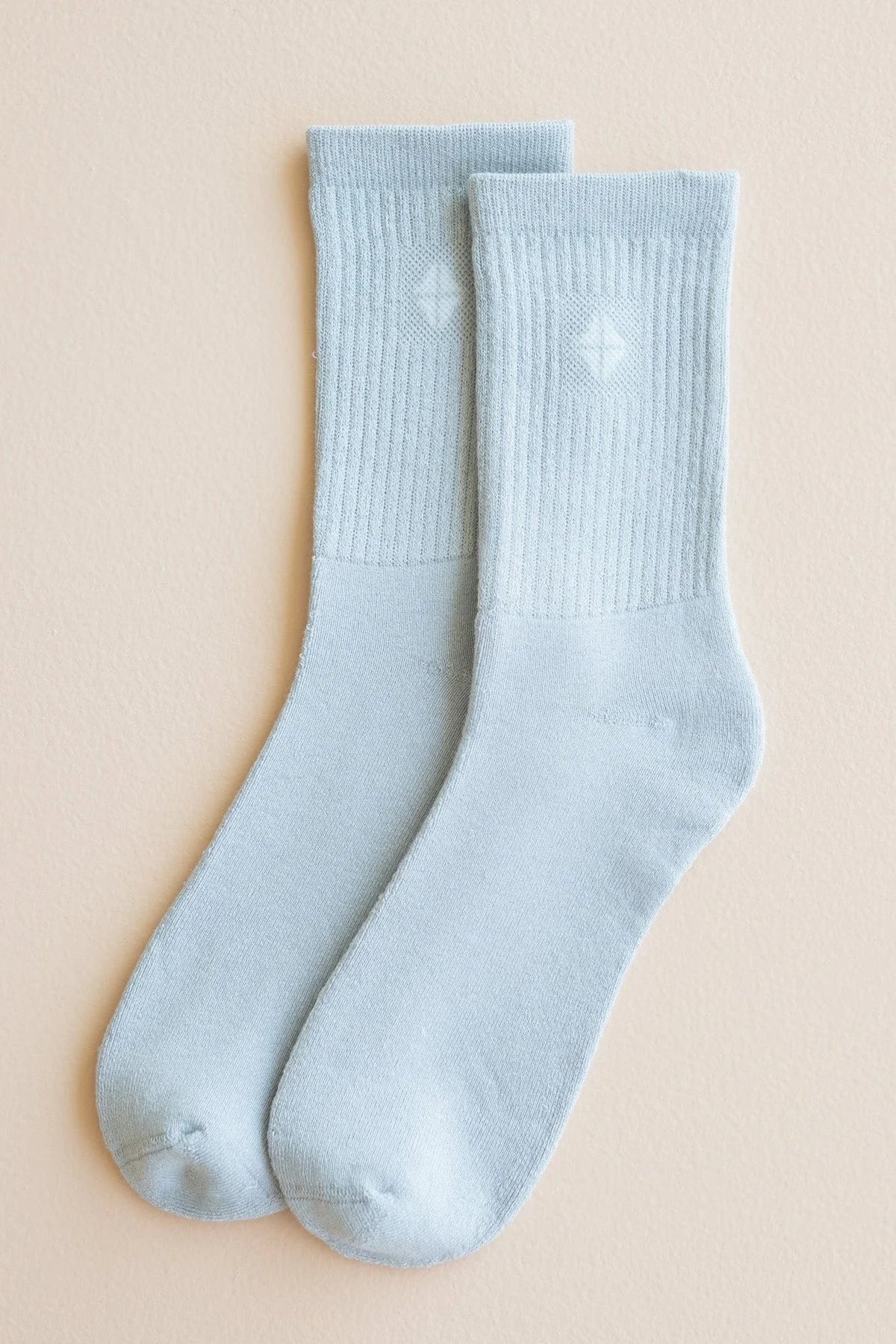 Adult Crew Socks in Storm