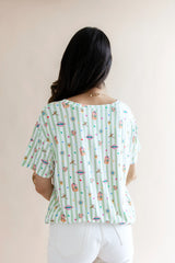 Women's Relaxed Fit V-Neck in Honeydukes