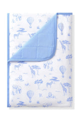 Toddler Blanket in Toile Safari 1.0