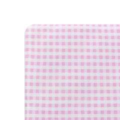 Crib Sheet in Gingham Thistle