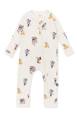 Zippered Romper in Mickey Mouse and Friends