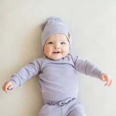 Bamboo Jersey Beanie in Taro