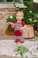 Shortall in Patriotic Gingham