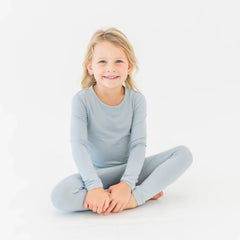 Long Sleeve Pajamas in Fog