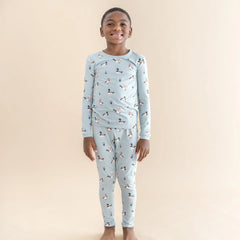 Long Sleeve Pajamas in Mallard Duck
