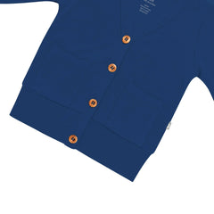 Bamboo Jersey Cardigan in Tahoe