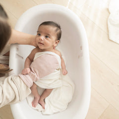Terry Bath Mitt in Blush