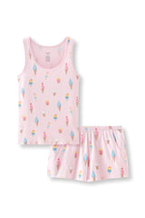 Women's Tank Set in Sakura Ice Cream