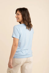 Women's Crew Neck Tee in Breeze