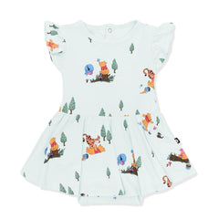 Twirl Bodysuit Dress in Winnie the Pooh Hundred Acre Wood