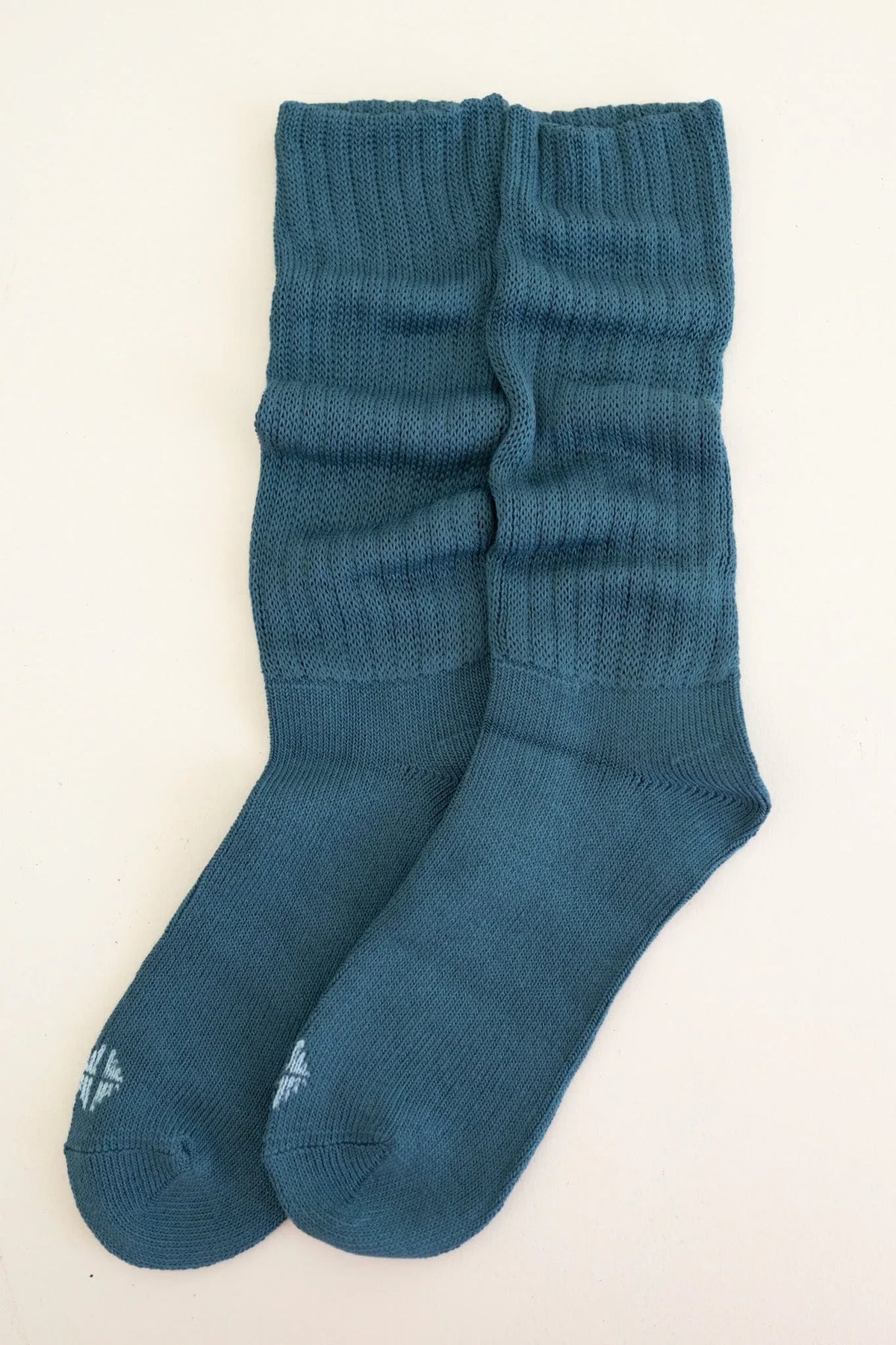 Adult Scrunch Socks in Atlantic