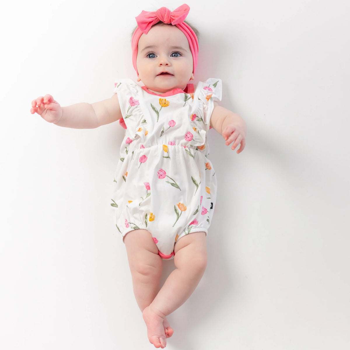 Bubble Romper in Tulip