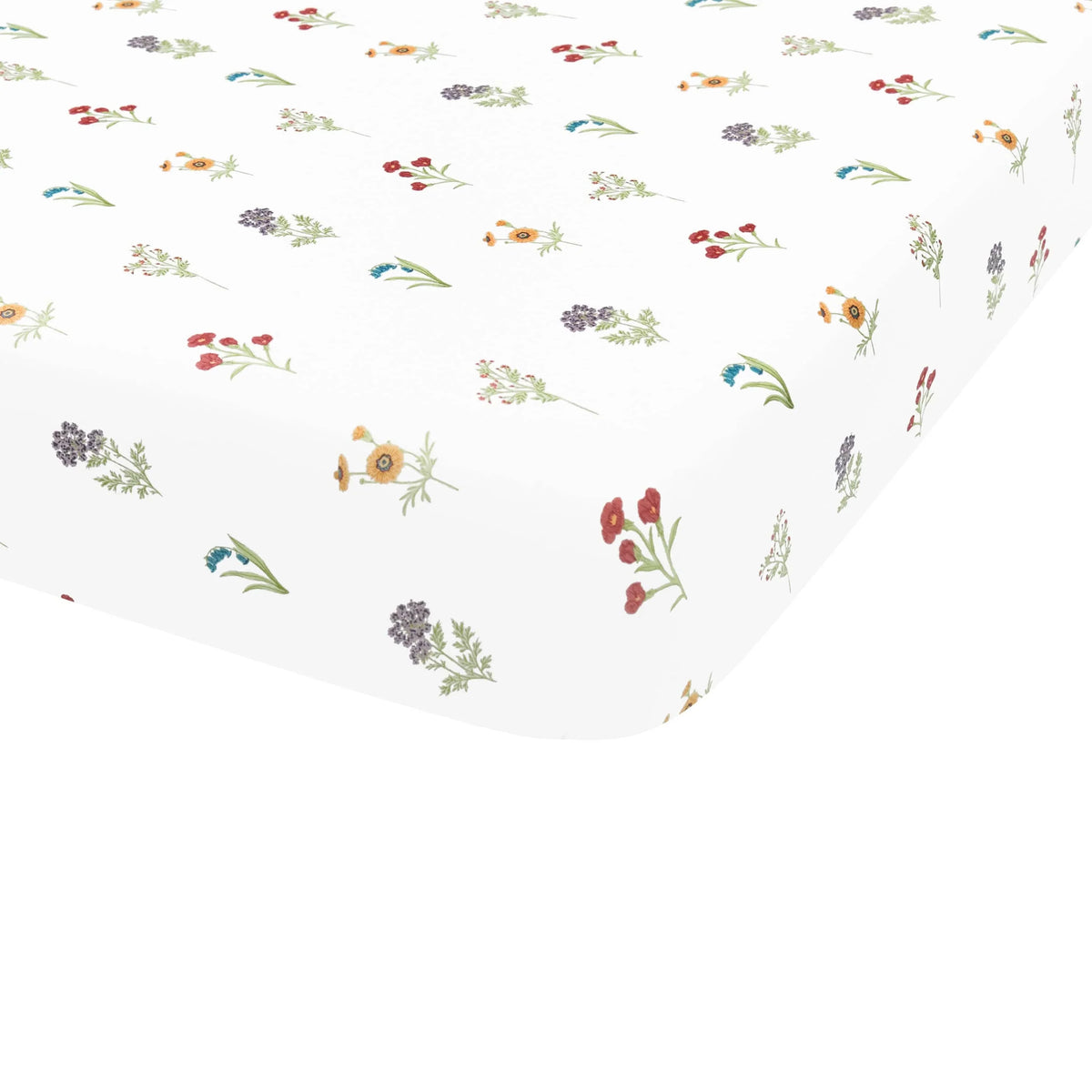 Crib Sheet in Wildflower