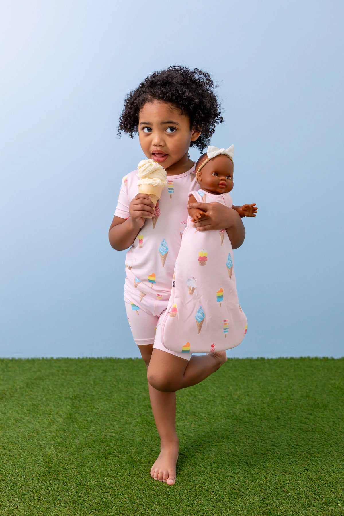 Baby Doll Sleep Bag in Sakura Ice Cream
